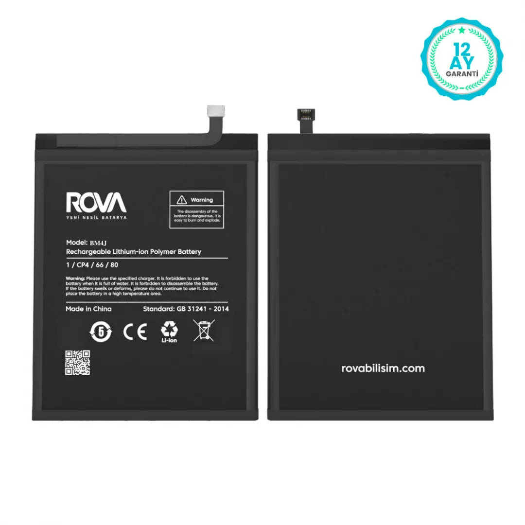 Rova Xiaomi Redmi Note 8 Pro Batarya Pil 4500 mAh - 3