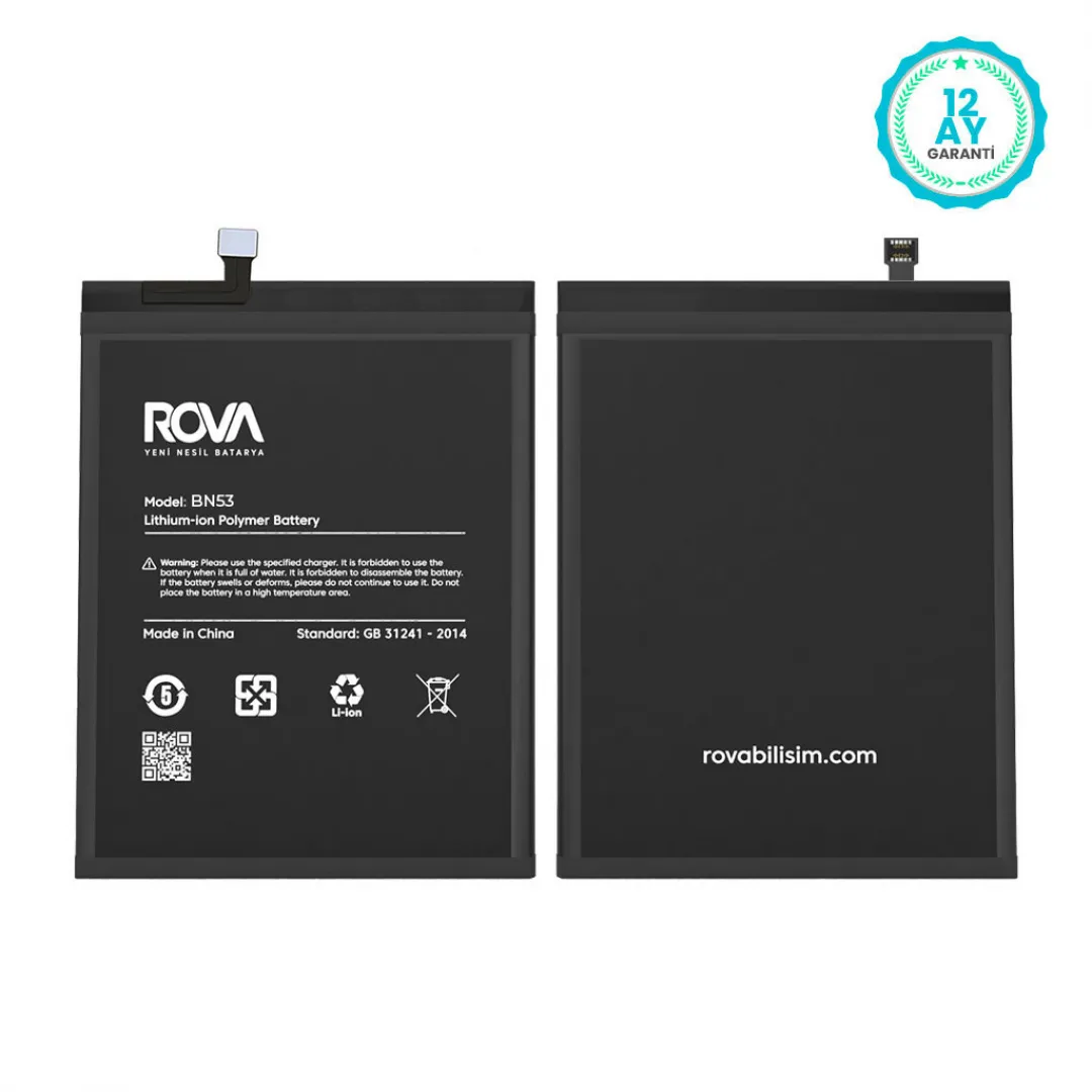 Rova Xiaomi Redmi Note 9 Pro 5G Batarya Pil 4820 mAh - 3