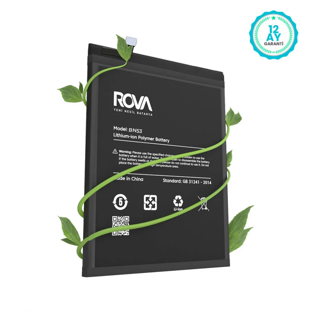 Rova Xiaomi Redmi Note 9 Pro 5G Batarya Pil 4820 mAh - 4