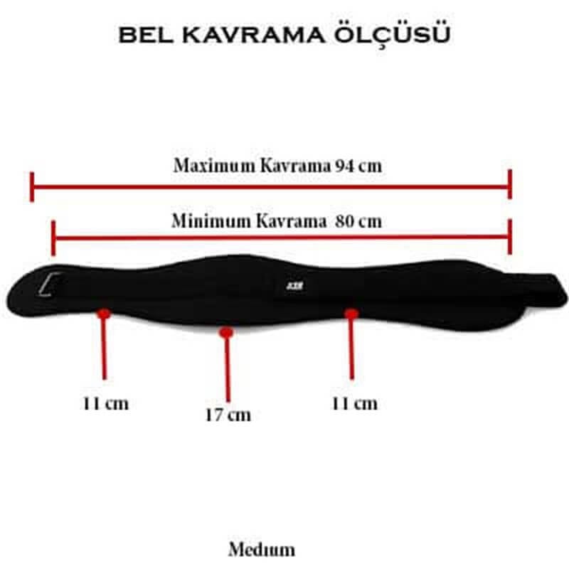XTR Fitness Ağırlık Kemeri Siyah - 5