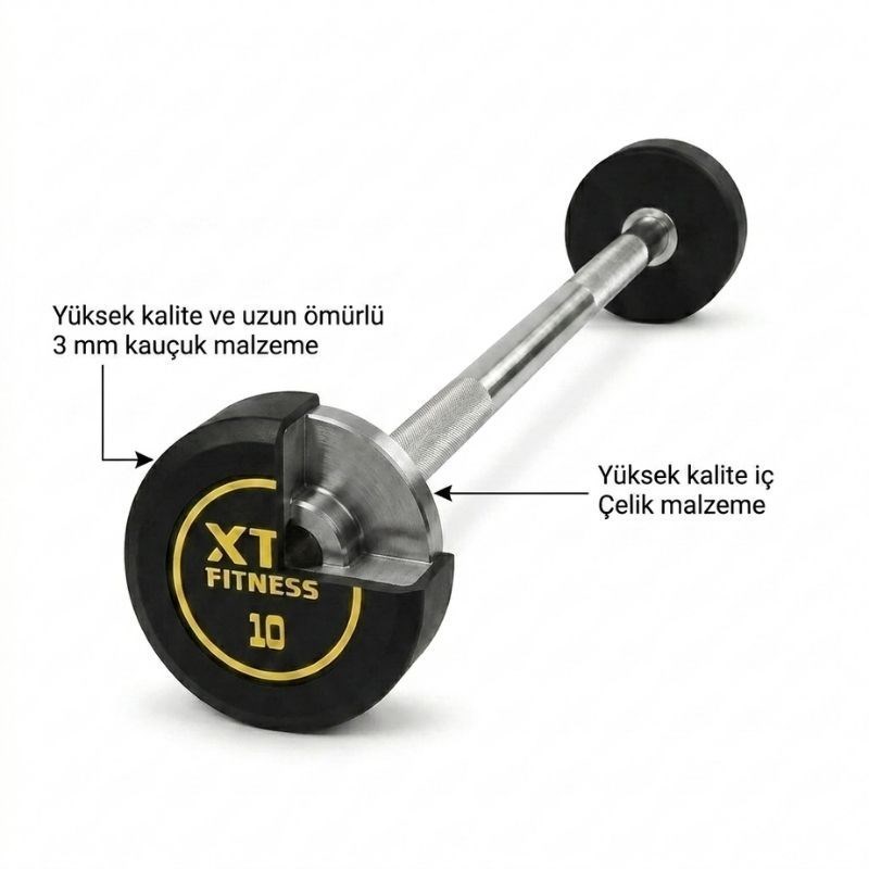 XTR Fitness Barbell Düz (Sabit) 25 Kg - 2