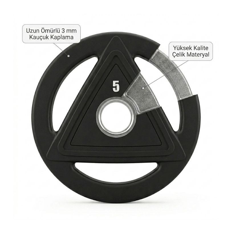 XTR Fitness Pro Series Olimpik Plaka 10 Kg - 3