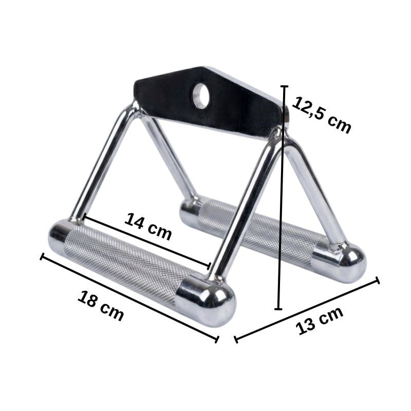 Xtr Fitness Rowing Bar Mideye Çekiş Aparatı Krom - 2