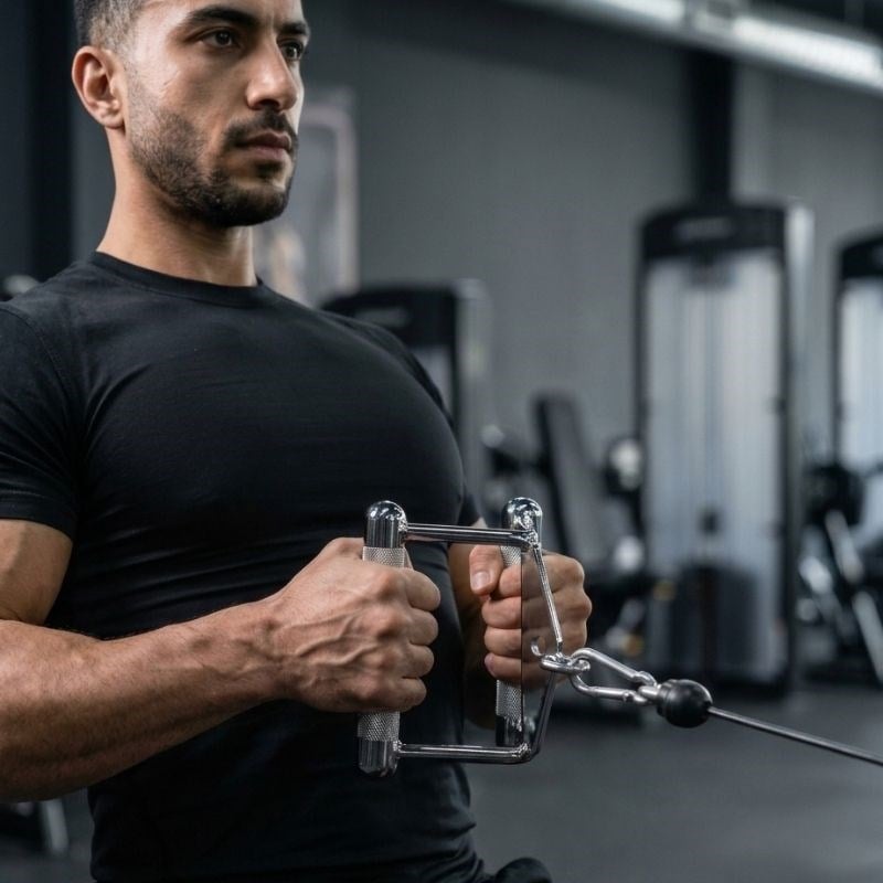 Xtr Fitness Rowing Bar Mideye Çekiş Aparatı Krom - 3