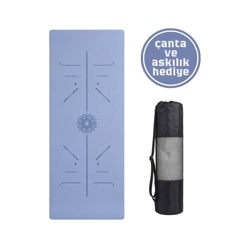 XTR Fitness Yoga Matı ve Pilates Minderi Tpe 8 Mm