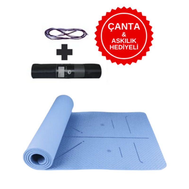 XTR Fitness Yoga Matı ve Pilates Minderi Tpe 8 Mm - 5