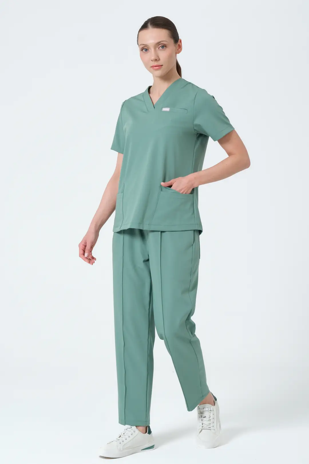 YEŞİL - AMELİYATHANE PERSONELİ ALT ÜNİFORMA (ELITE) - 6