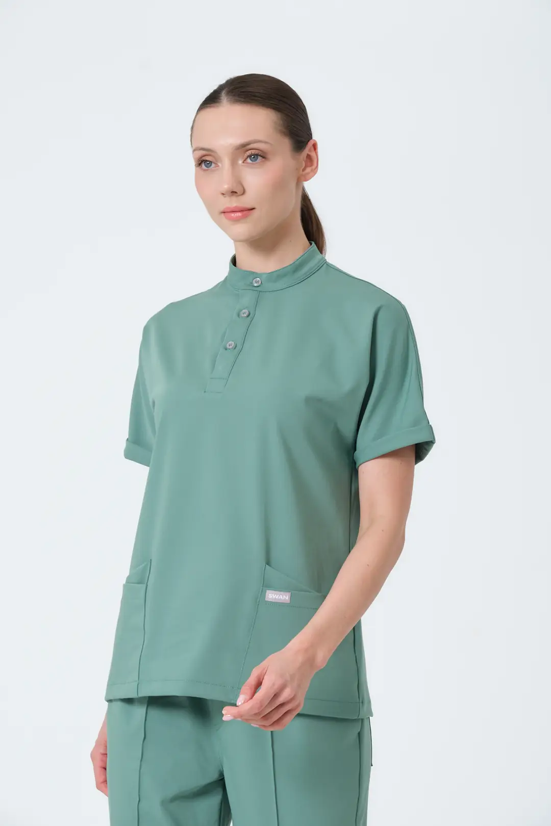 YEŞİL - AMELİYATHANE PERSONELİ ÜST  ÜNİFORMA (ELIT)