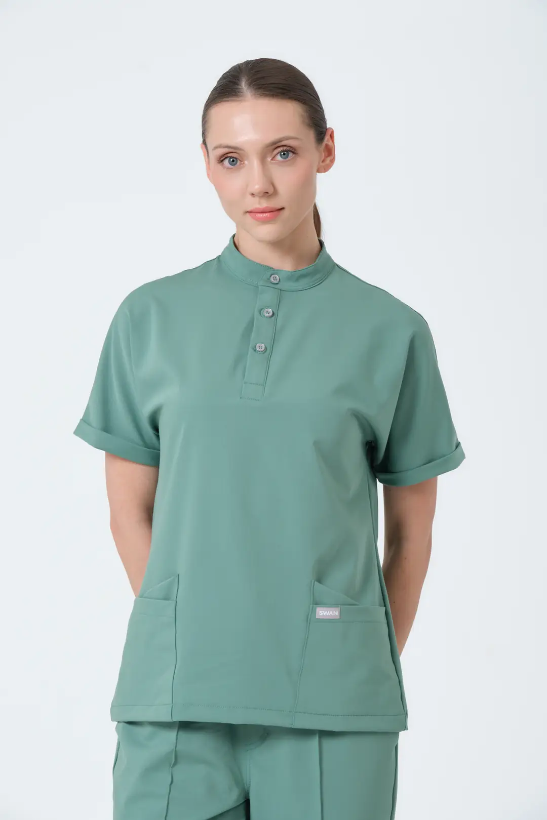 YEŞİL - AMELİYATHANE PERSONELİ ÜST  ÜNİFORMA (ELIT) - 3