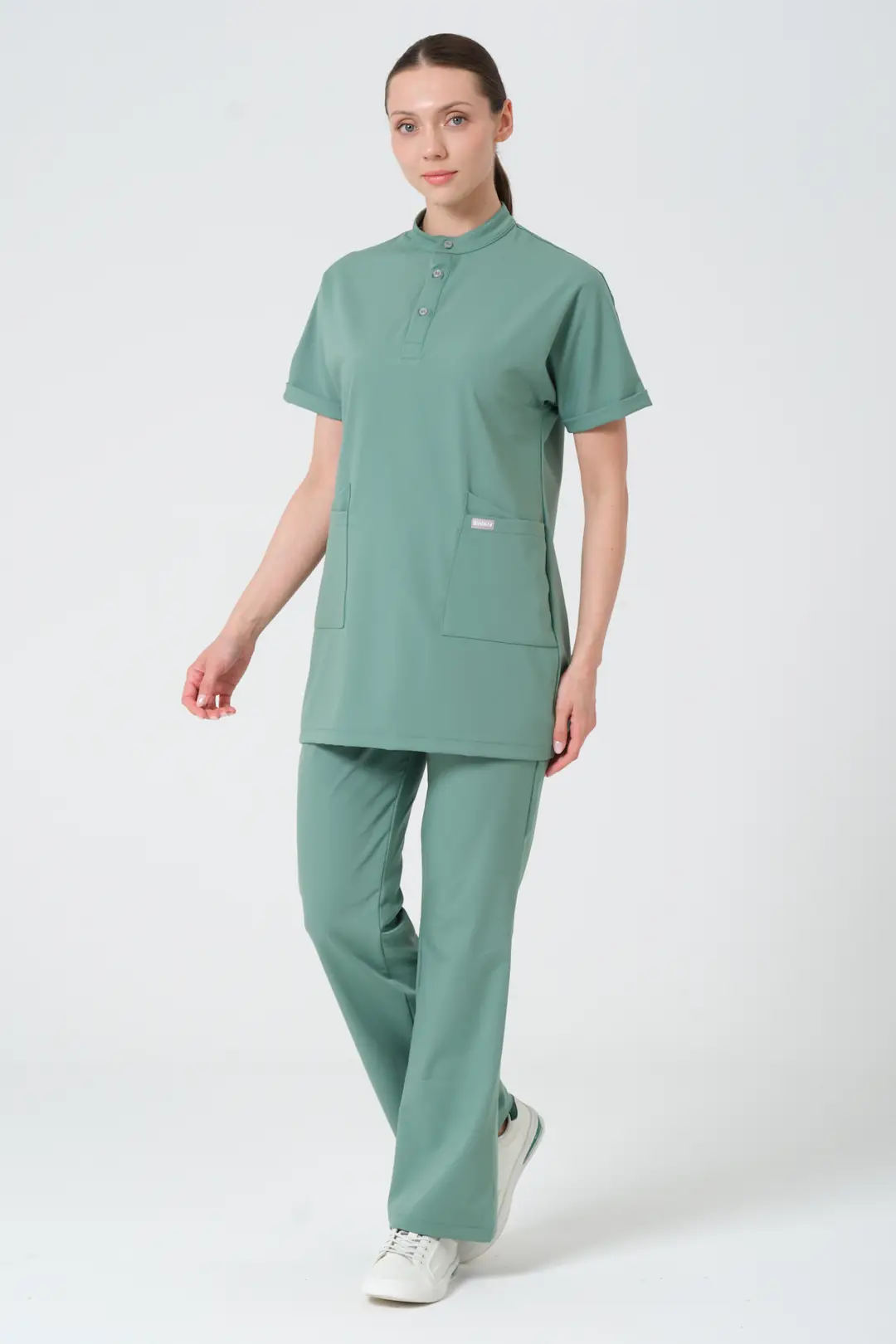 YEŞİL - AMELİYATHANE PSERSONELİTESETTÜR ÜST ÜNİFORMA (ELITE) - 3