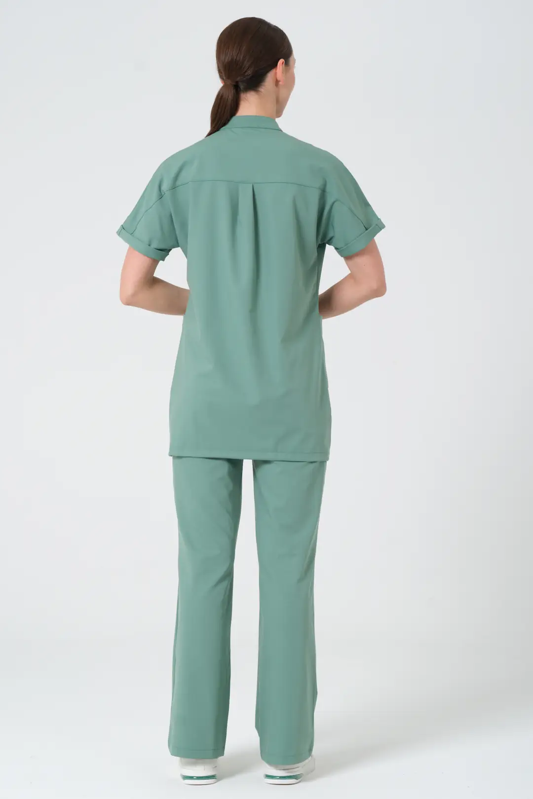 YEŞİL - AMELİYATHANE PSERSONELİTESETTÜR ÜST ÜNİFORMA (ELITE) - 5