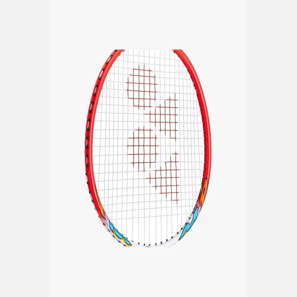 Yonex Muscle Power 2 (Kordajlı) U (Ort. 105g) G4 Badminton Raketi - Beyaz Kırmızı - 5