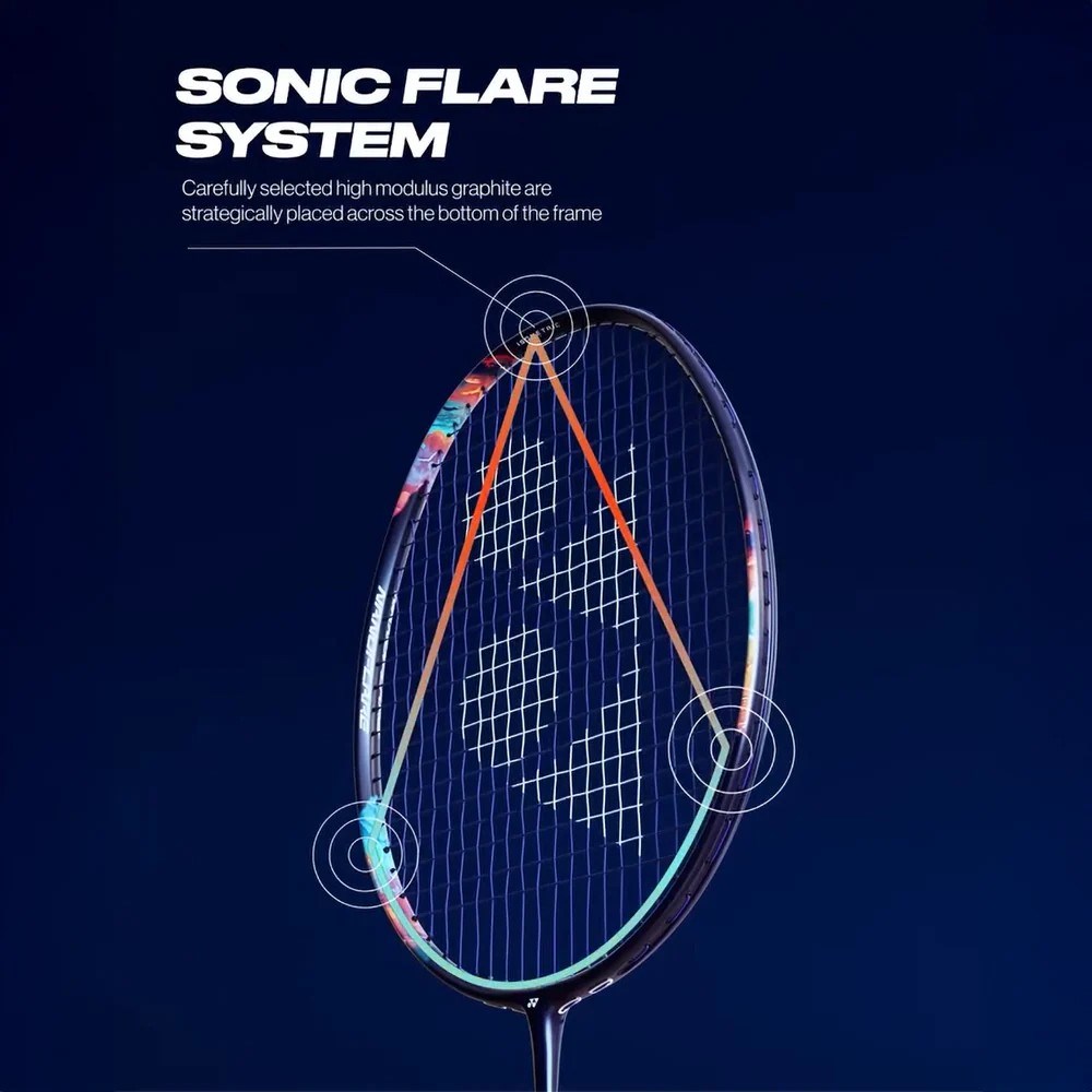 Yonex Nanoflare 700 Pro (Kordajsız) 4U (Ort. 83g) G5 Badminton Raketi - Gece Moru - 8