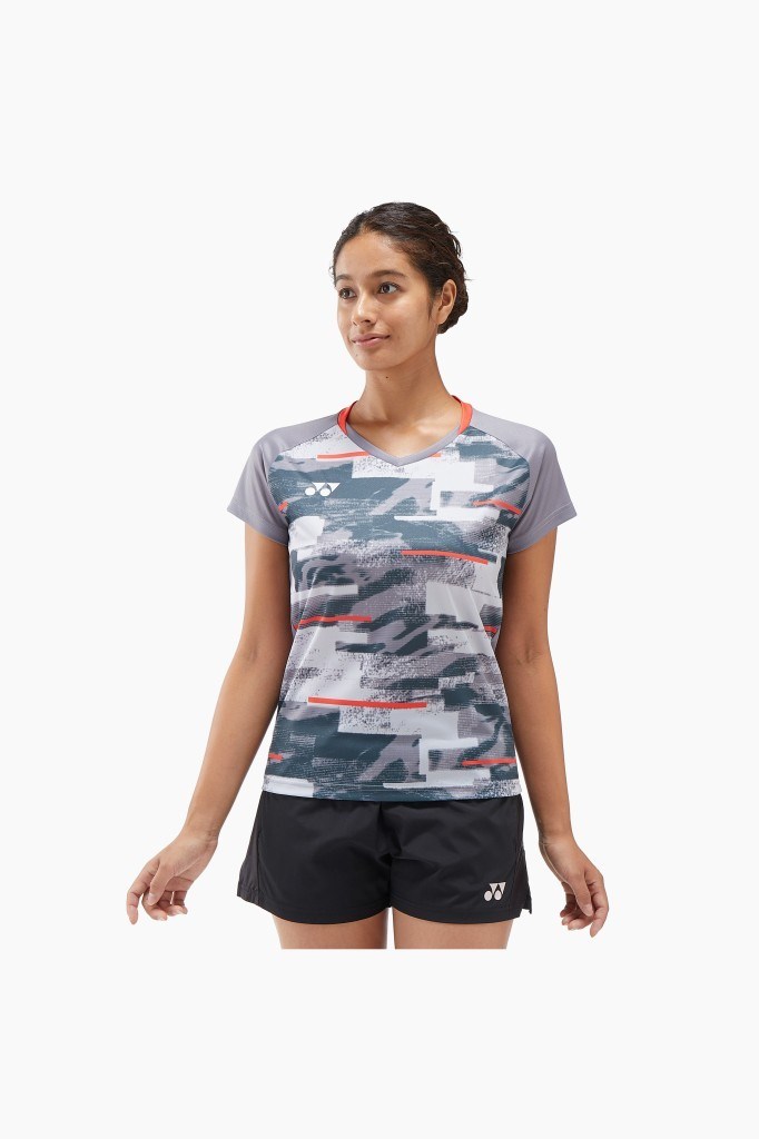 Yonex YY24 YW0034 Kadın Spor Gri Tişört