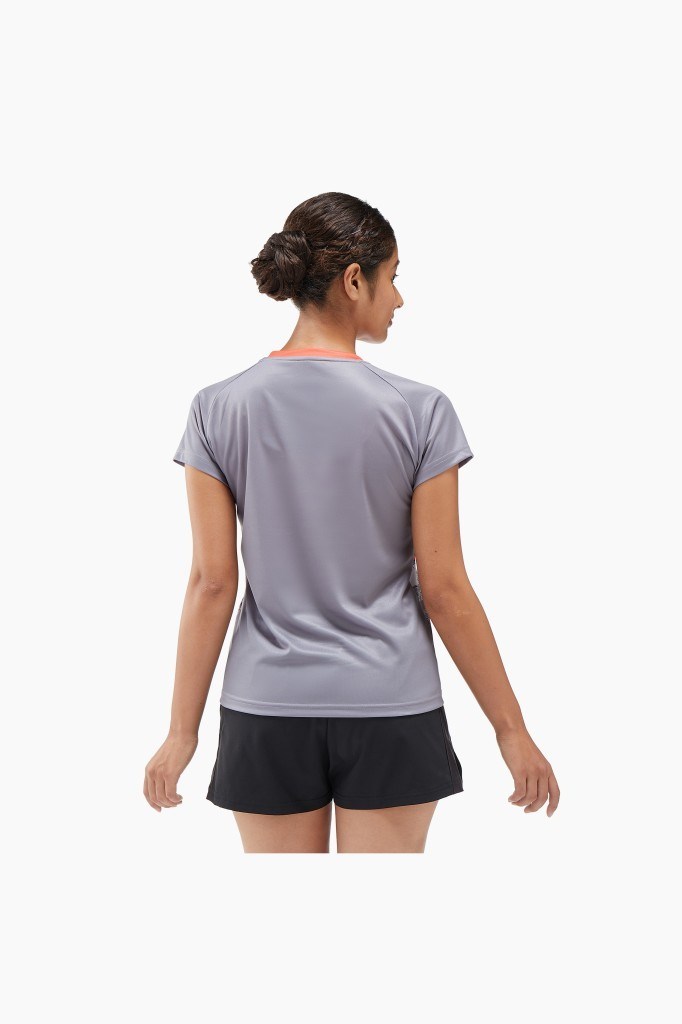 Yonex YY24 YW0034 Kadın Spor Gri Tişört - 3