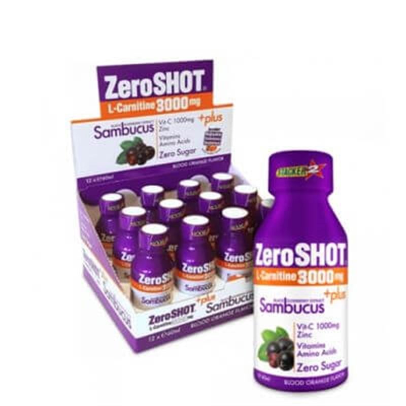 ZeroShot L-Carnitine 3000mg Plus Sambucus 12 Adet