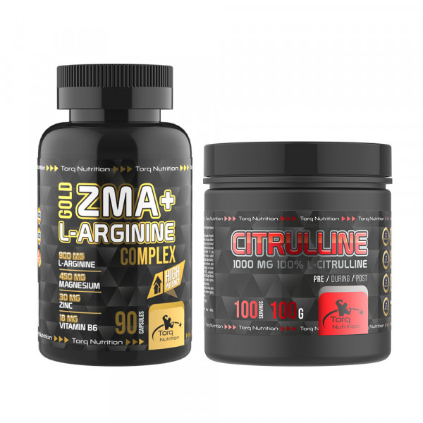 ZMA L-Arginine Complex 90 Kapsül + L-Citrulline 100 G