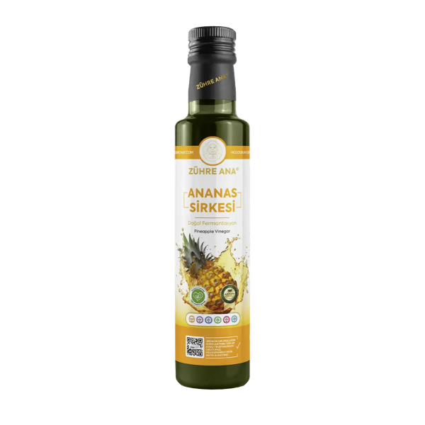 Zühre Ana Ananas Sirkesi Doğal Fermantasyon 500 ml
