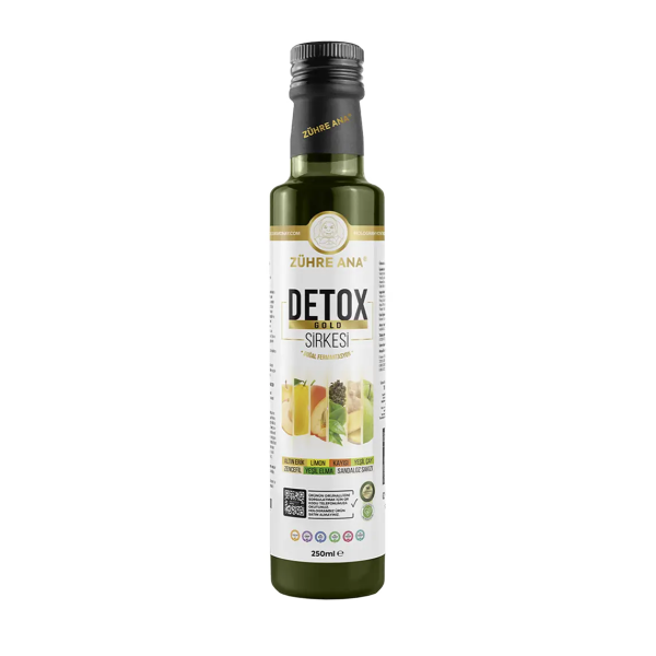Zühre Ana Detox Gold Sirkesi Doğal Fermantasyon 250 ml