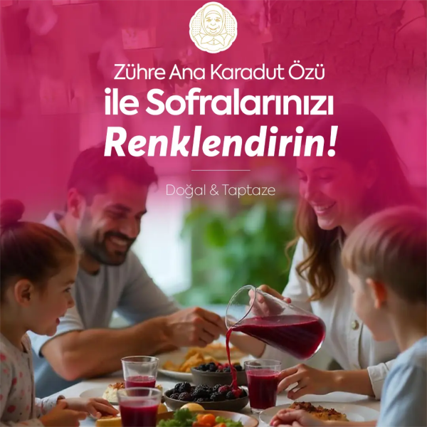 Zühre Ana Karadut Özü  670 ml - 2