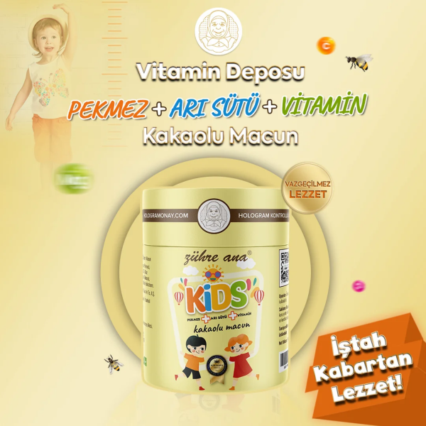 Zühre Ana Kids Kakaolu Macun  240 gr - 2